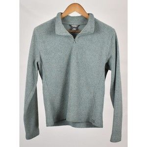 Woolrich Women's Teal Fleece Zip Sweater
